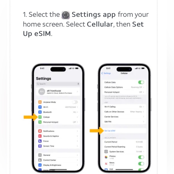 AT&T $40 Prepaid Service for 30 days - eSim Activation instantly - No Waiting ✅ - Picture 3 of 6